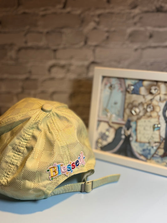 Faithfully Blessed Cap – Golden Checkered